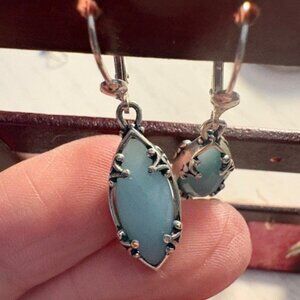 Sterling Silver Amazonite Dangle Earring